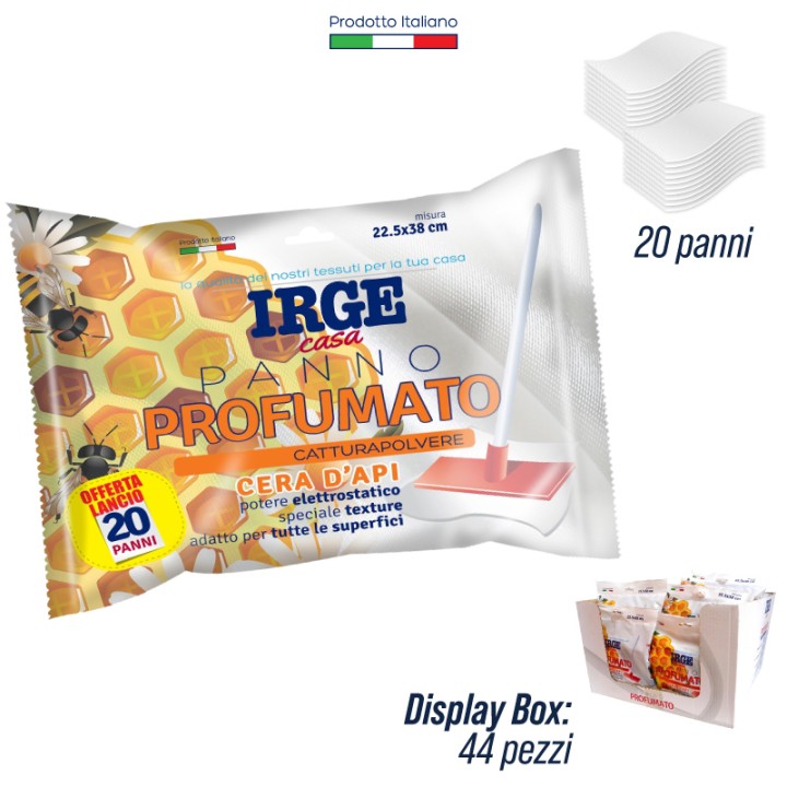 ABA PANNO CATTURAPOL. IRGE CERA API 20P MIS 22,5 X 38 CM