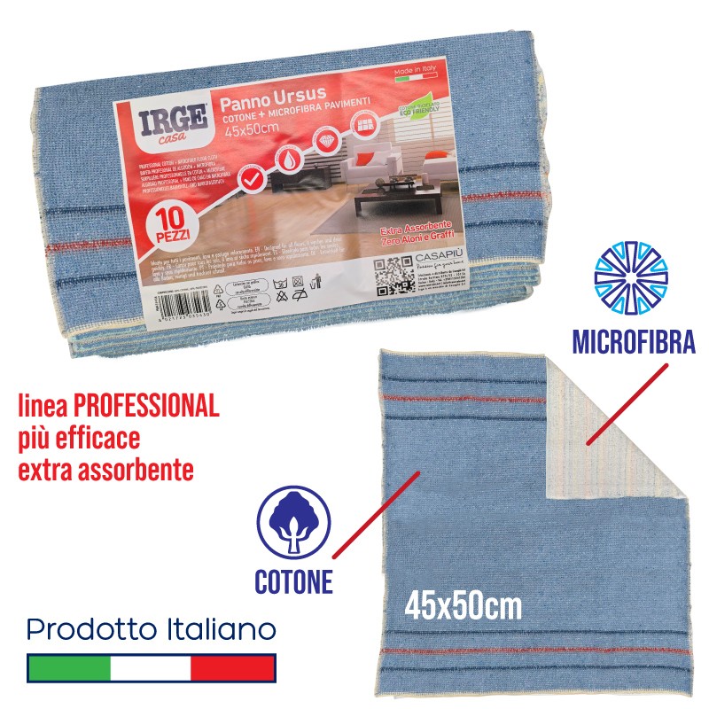 BMI PANNO COTONE 45X50CM IRGE URSUS 1PZ