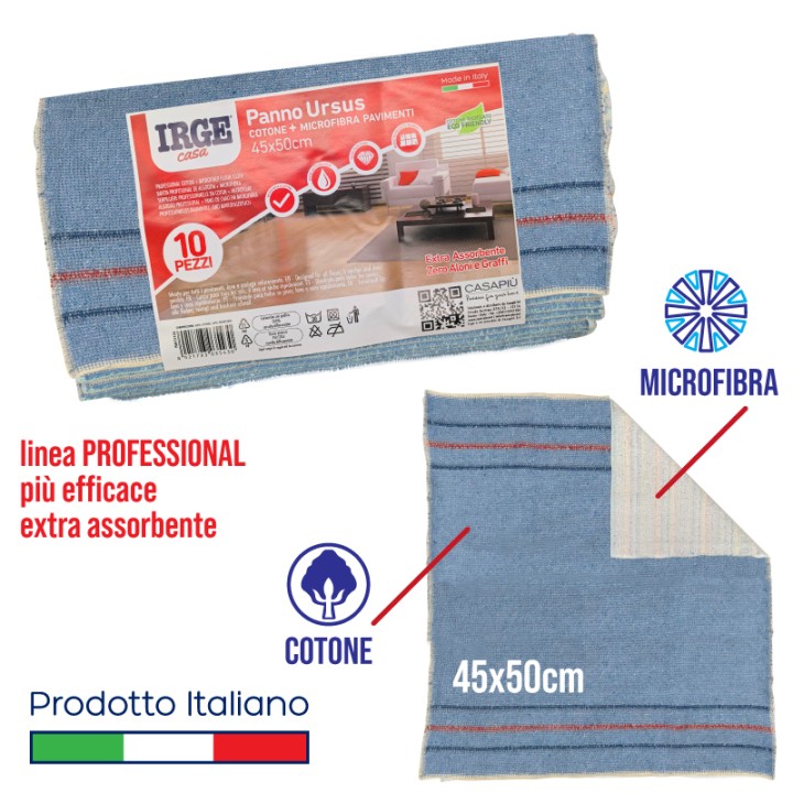 BMI PANNO COTONE 45X50CM IRGE URSUS 1PZ