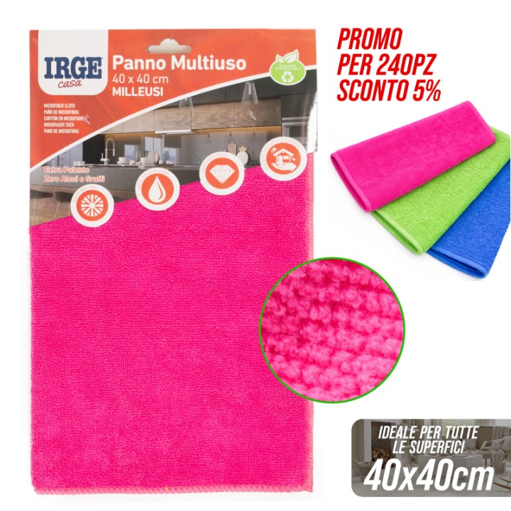 ADV PANNO MICROFIBRA IRGE 40x40cm
