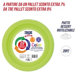 BMV PIATTI DESSERT VERDE 20 PZ