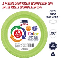 BMX PIATTI PIANI VERDE 20 PZ