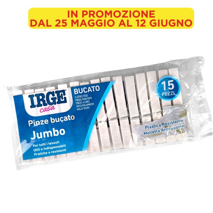 AAE PINZE BUCATO IRGE JUMBO 15PZ