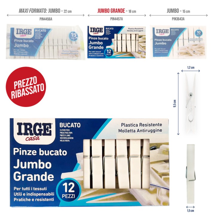 BNG PINZE BUCATO IRGE JUMBO 12PZ