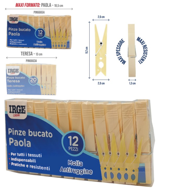 BNP PINZE BUCATO IRGE PAOLA 12PZ  BEIGE