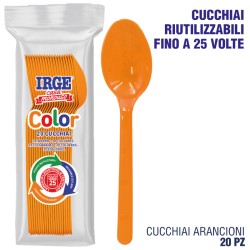 CAV CUCCHIAIO PP ARANCIONE 20 PZ